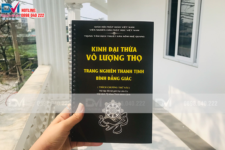 In Sách Kinh Đại Thừa Vô Lượng Thọ