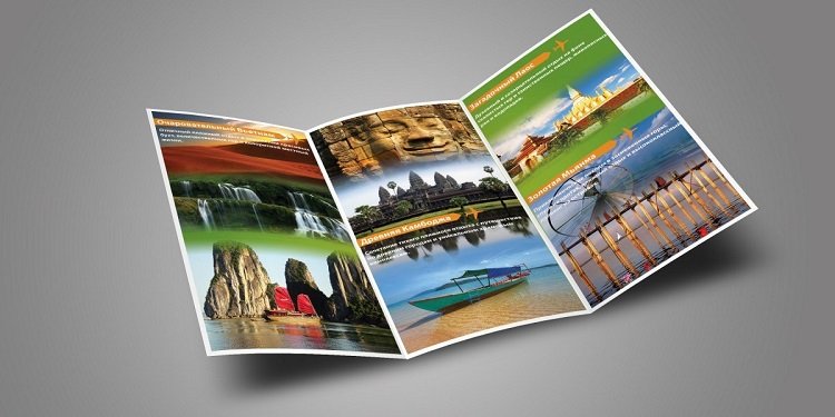 Mẫu brochure du lịch Đông Nam Á