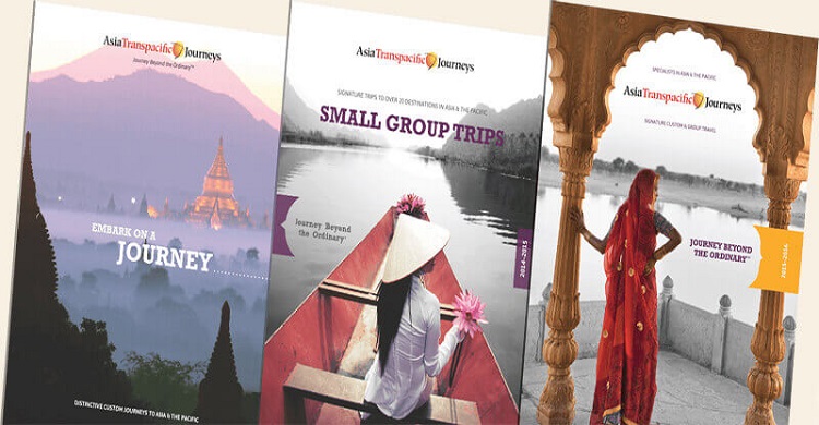 Mẫu brochure du lịch Asia Transpacific