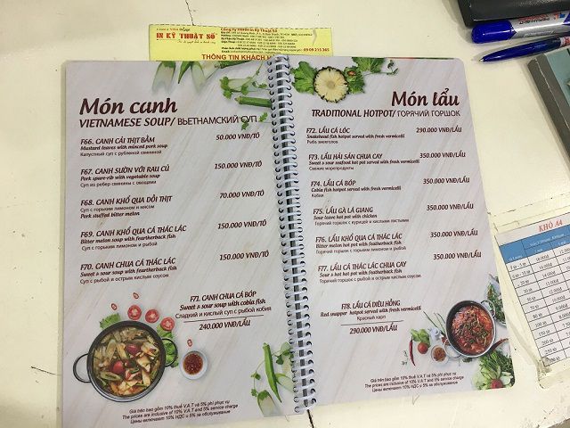 Cách làm menu