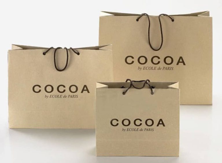 Mẫu in túi giấy cho shop thời trang Cocoa