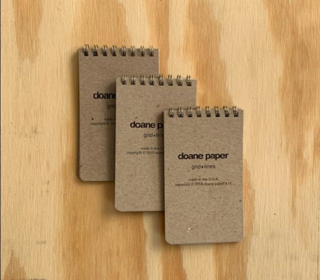 Doane Paper Small Flap Jotter thiết kế mộc mạc tại Mỹ