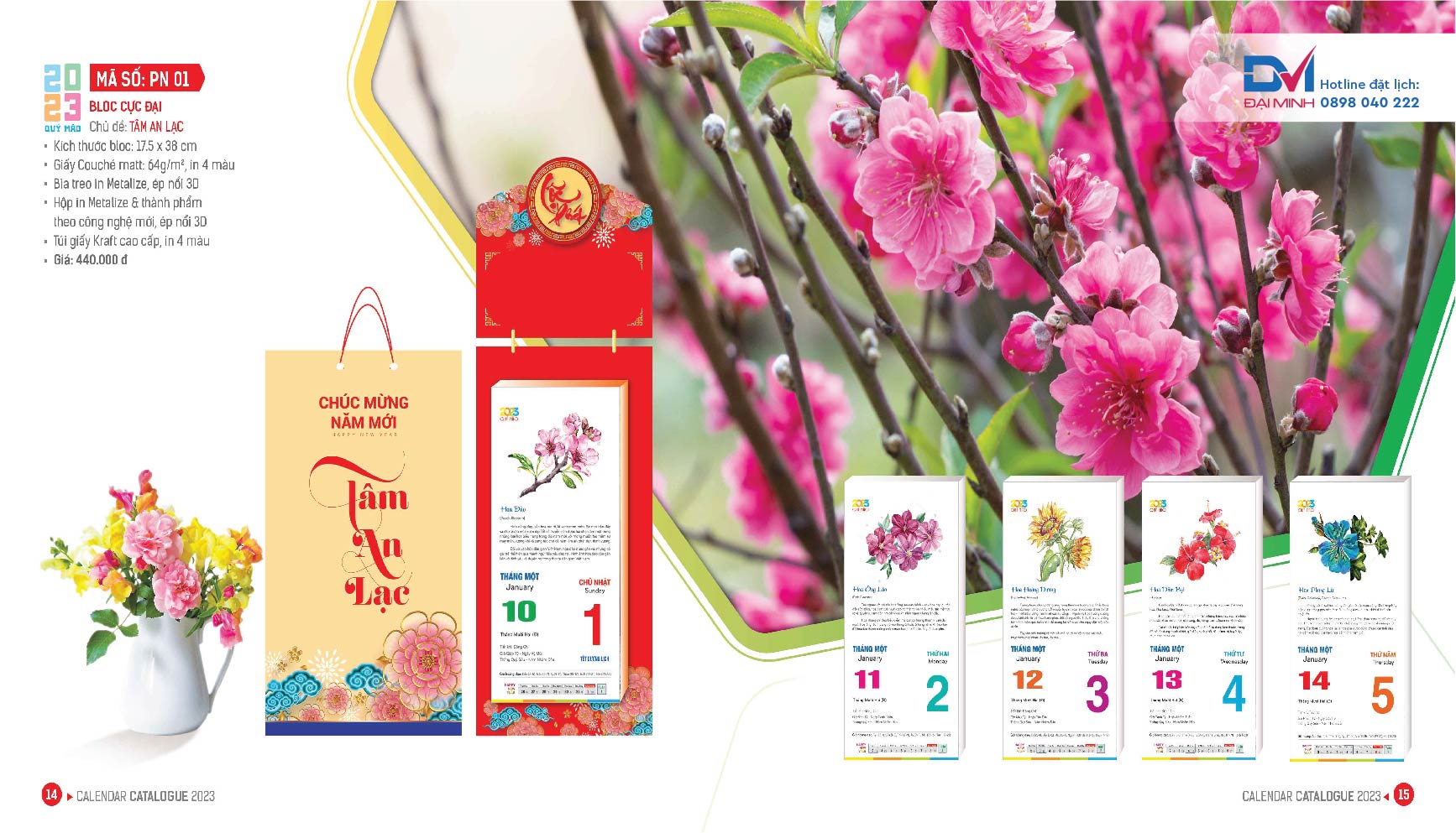 Lịch Bloc cực đại 2023 - HN - Tâm tài lộc