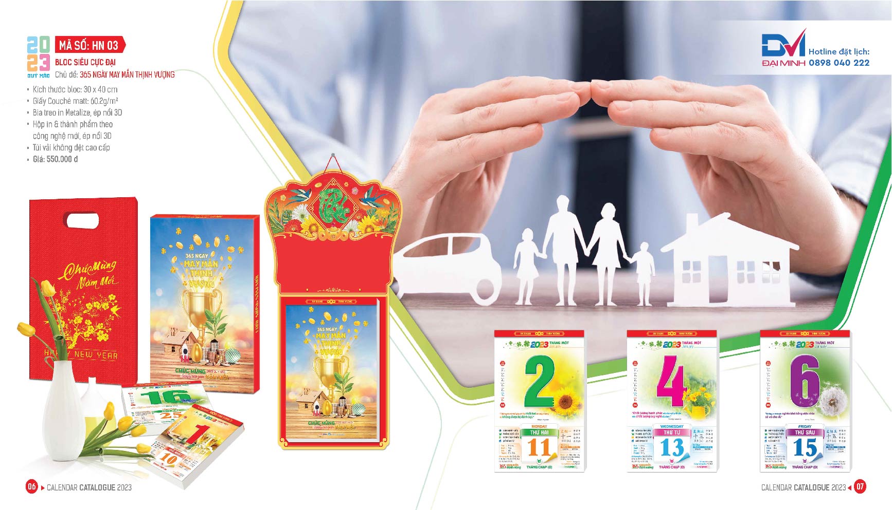 Lịch Bloc siêu cực đại 2023 - HN - 365 ngày măn mắn thịnh vượng