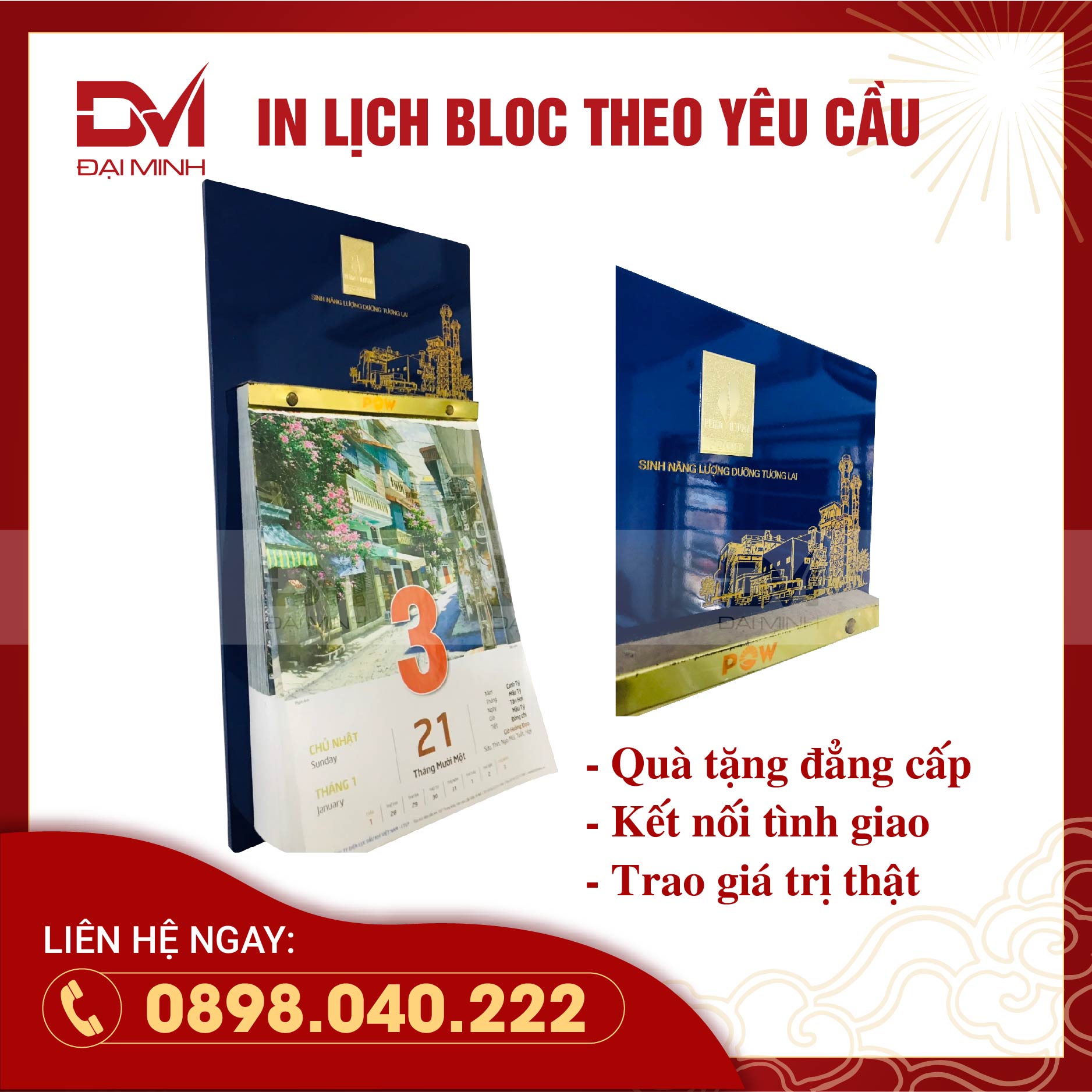 Lich Bloc in theo yêu cầu - Petro Việt Nam
