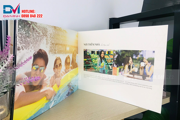 Catalogue A4 khổ ngang 16 trang bất động sản Panorama - In Đại Minh