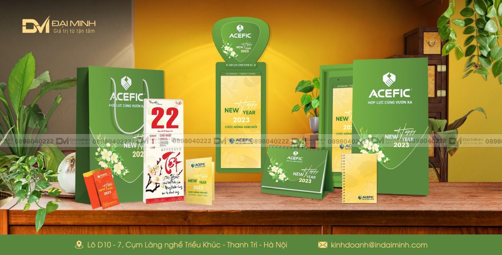 Bộ lịch Bloc Acefic - Đại Minh thiết kế và sản xuất