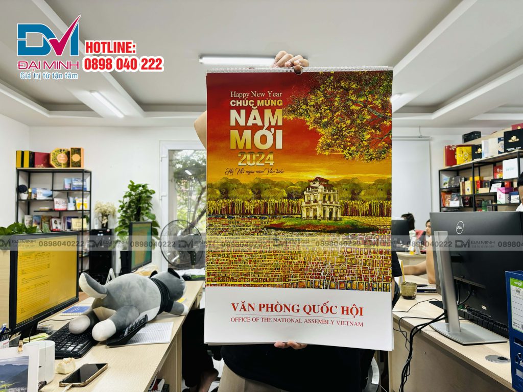 Lịch treo tường phôi - Văn phòng Quốc Hội