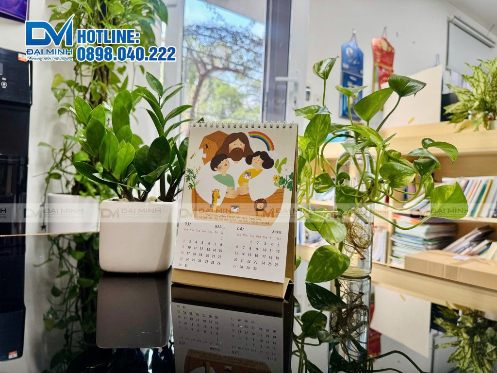 In lịch để bàn