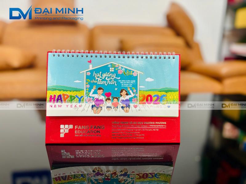 Lịch để bàn tết cho công ty FANGFANG EDUCATION