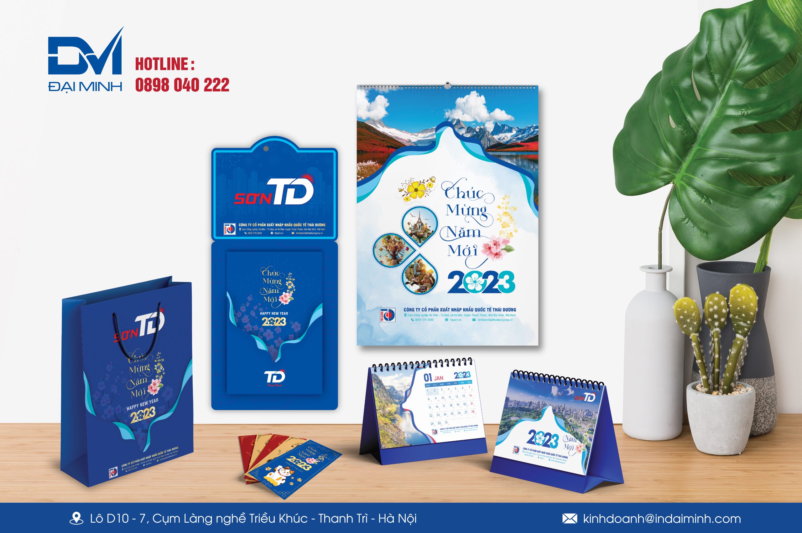 Bộ lịch Thái Dương - Đại Minh thiết kế và sản xuất