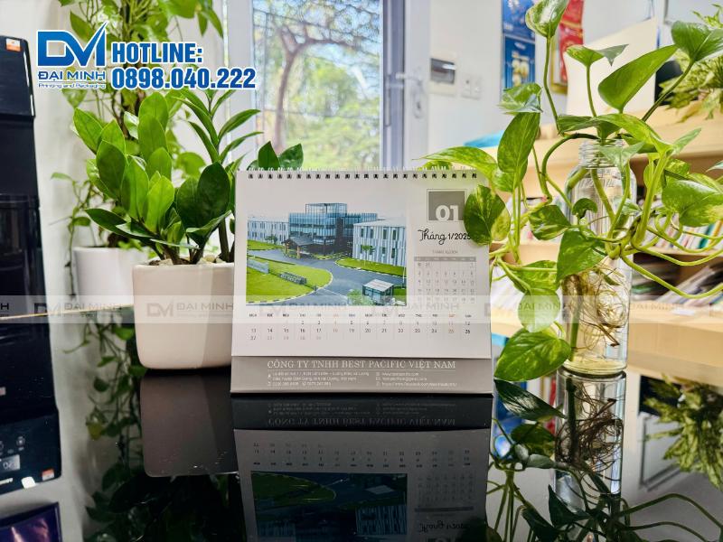 Lịch để bàn cho công ty Best Pacific Việt Nam