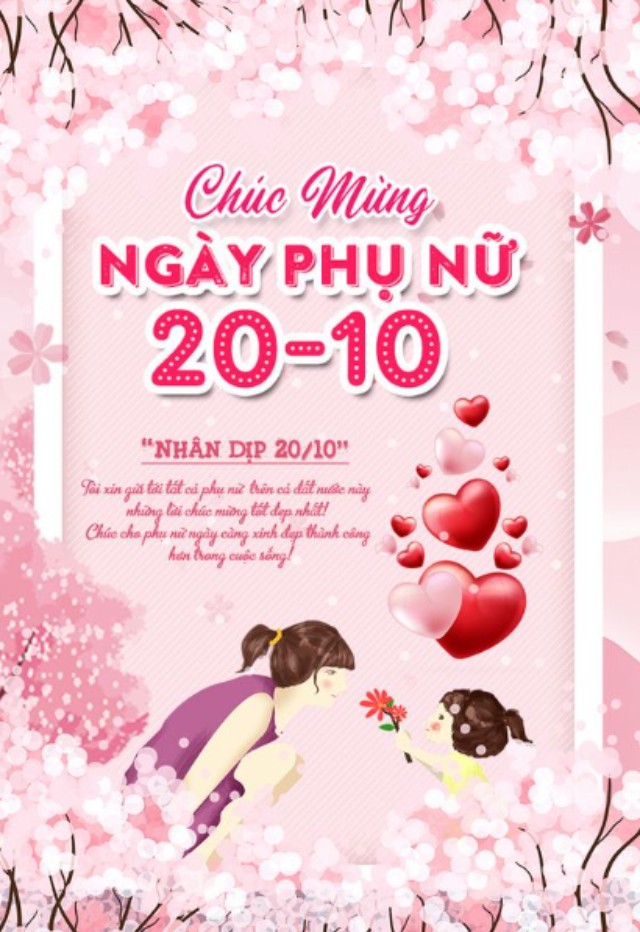 thiệp chúc mừng 20/10 đẹp