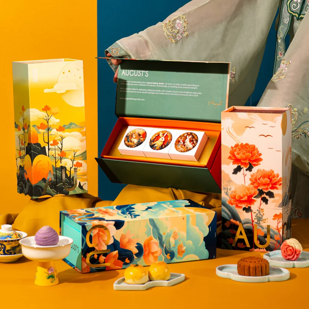 Hộp bánh trung thu sáng tạo