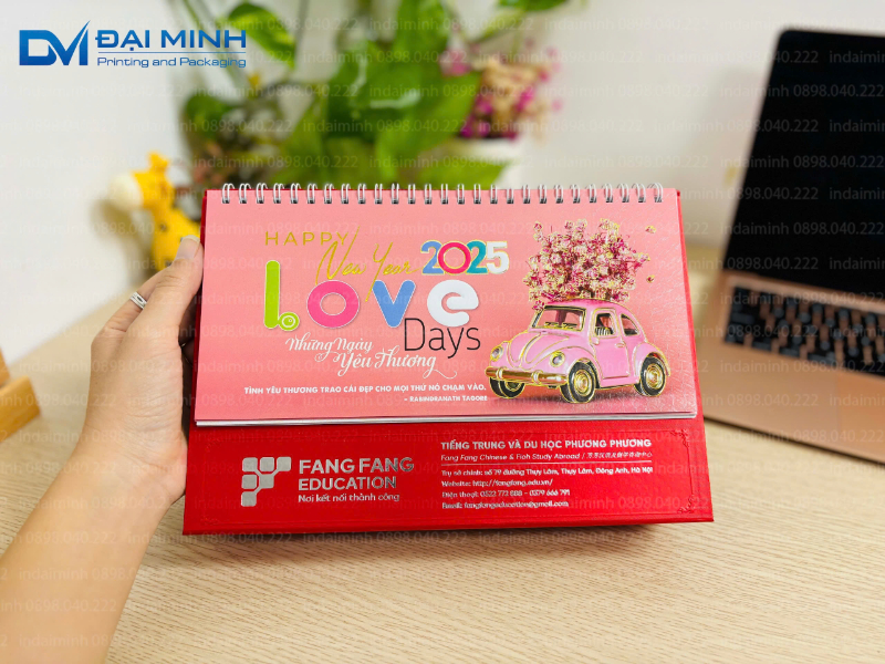 Lịch để bàn Fang Fang Education - In Đại Minh