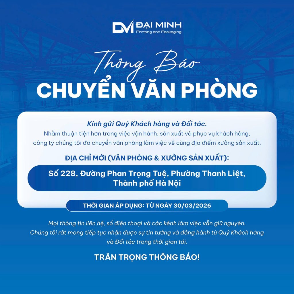 Thông báo chuyển văn phòng