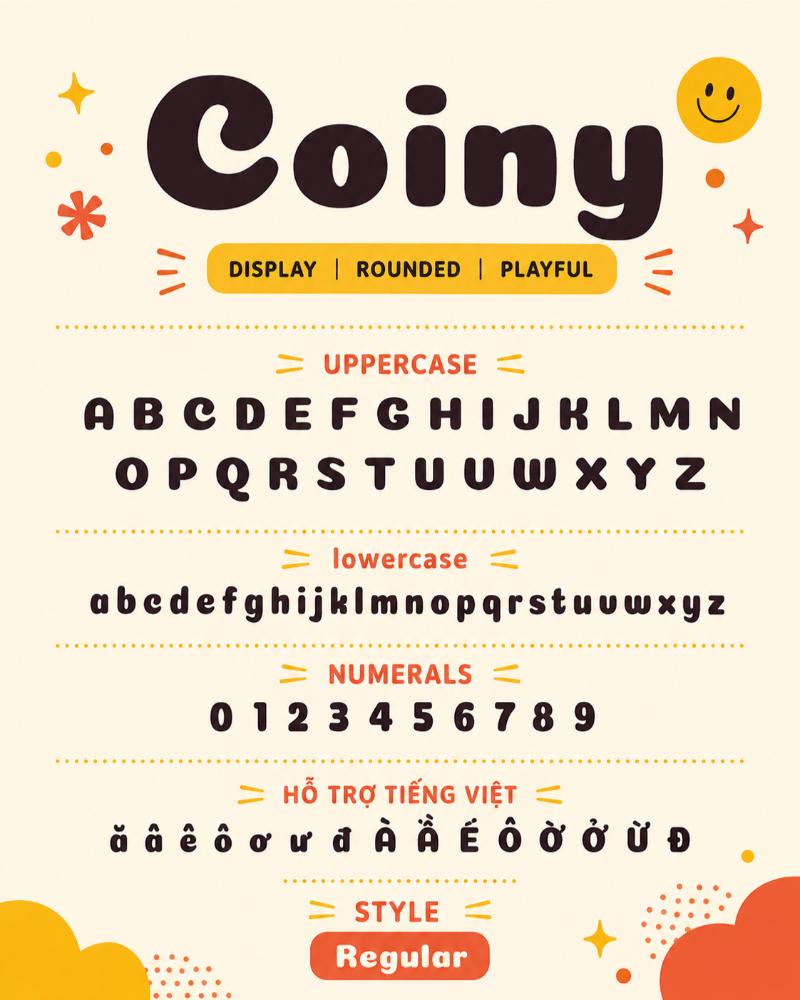 Font chữ Coiny