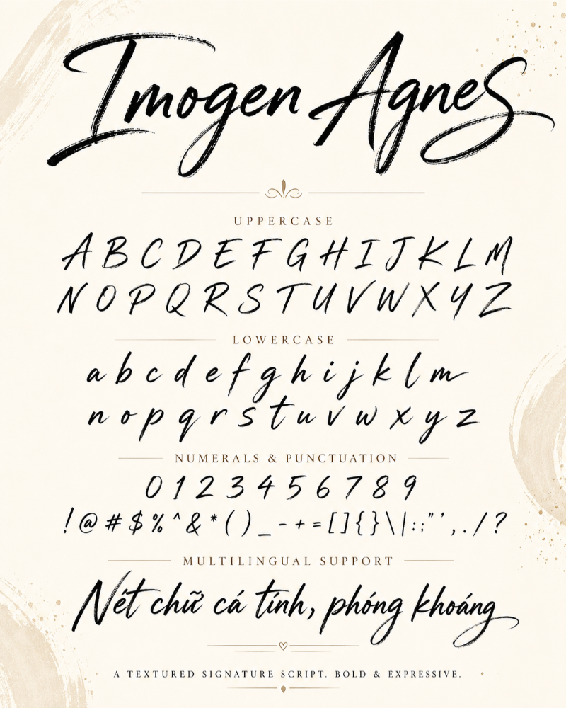 Font Imogen Agnes