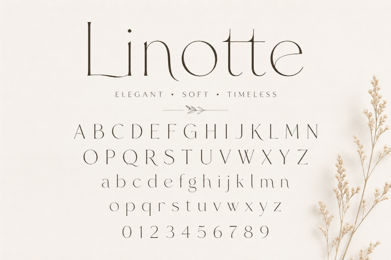 Font chữ Linotte