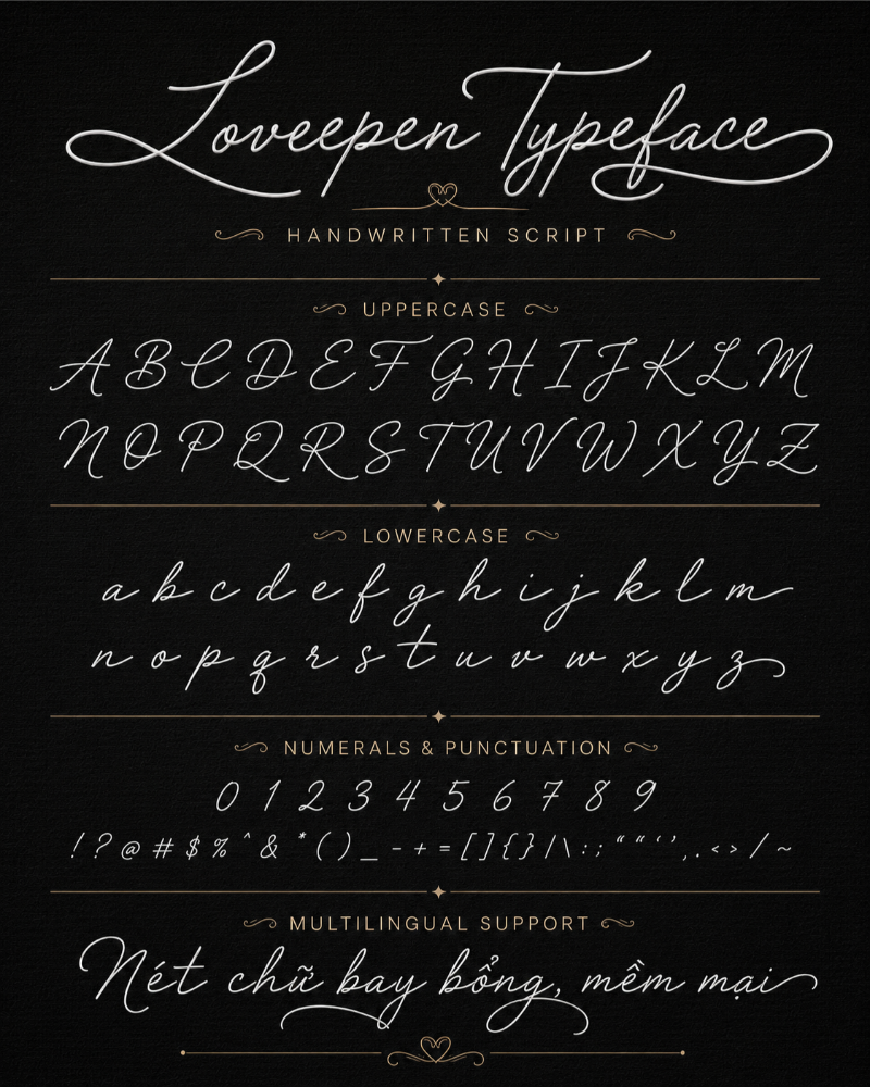 Font Lovepen Typeface