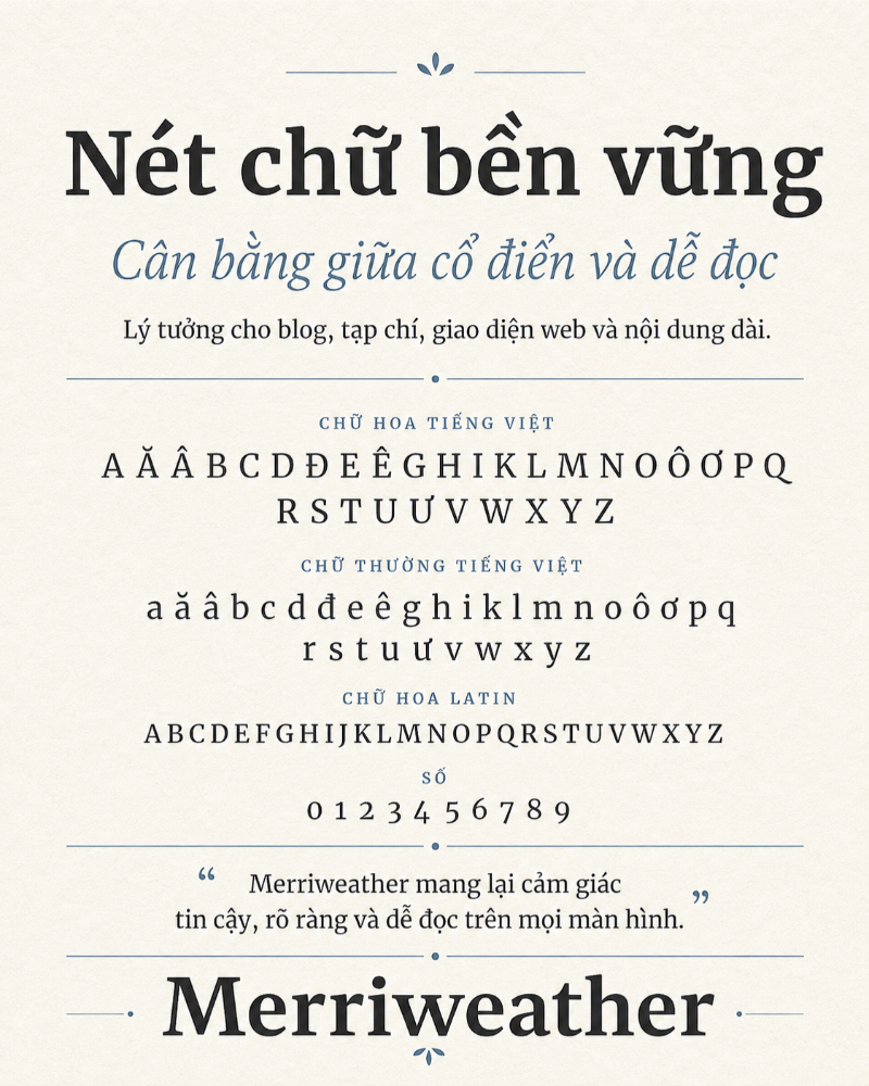 Font chữ Merriweather