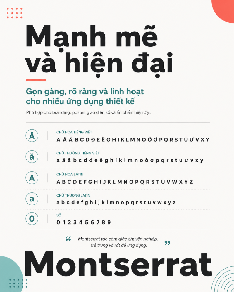 Font chữ Montserrat