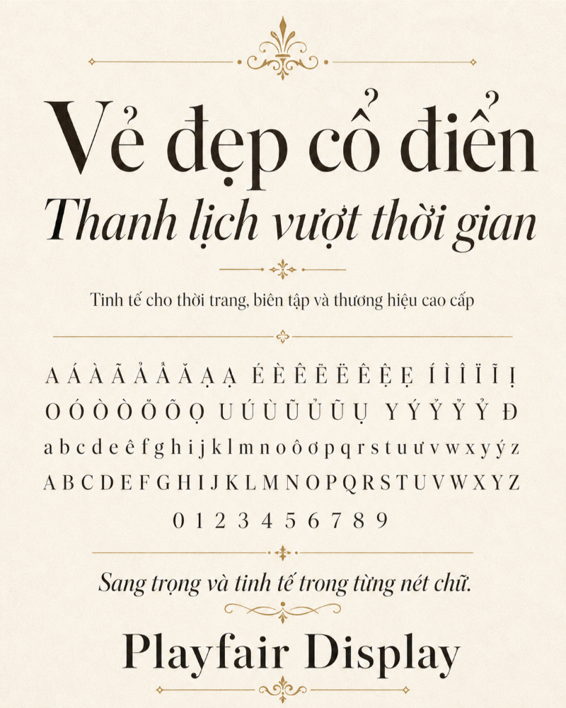 Font Playfair Display