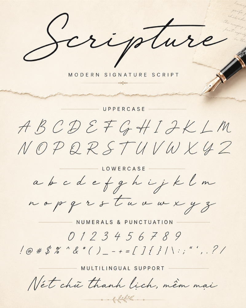 Font Scripture