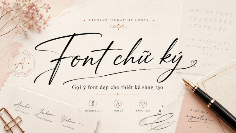 Vì sao font chữ ký được nhiều người yêu thích?