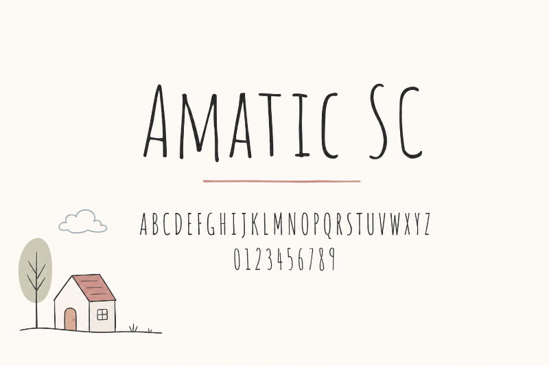 Font Amatic SC