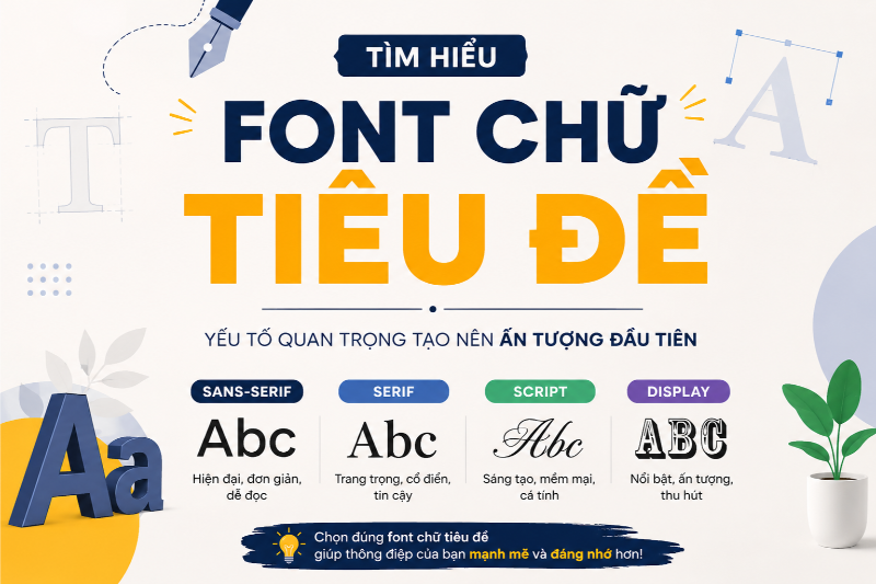 Tìm hiểu Font chữ tiêu đề