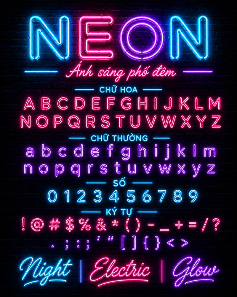 Font Neon
