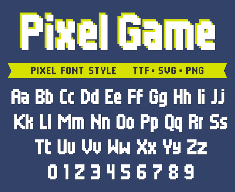 Font Pixel