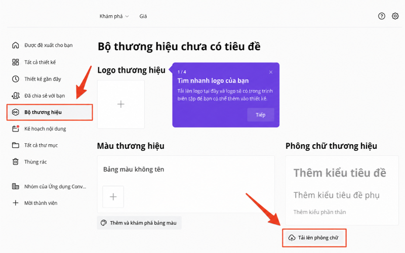 Hướng dẫn tải Font cá nhân lên Canva Pro