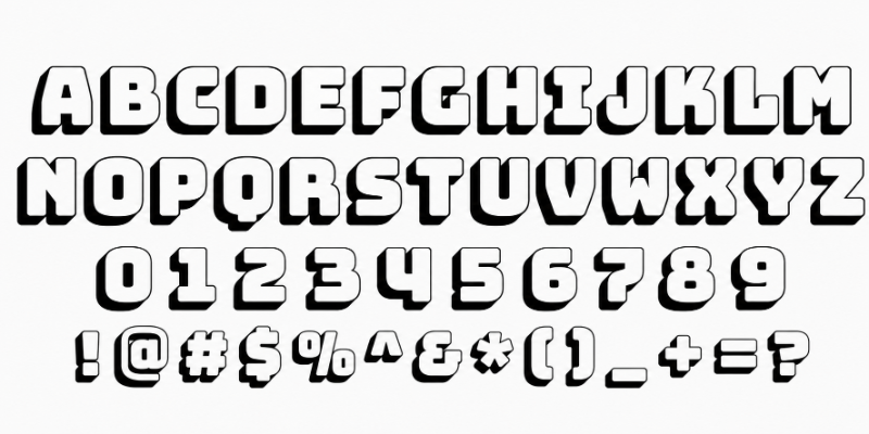 Font chữ Bungee Shade