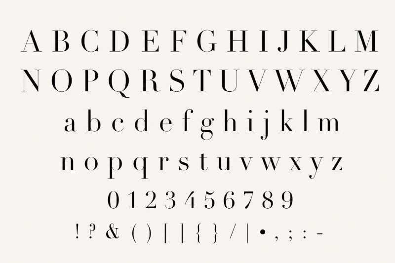 Font chữ Didot Việt hóa