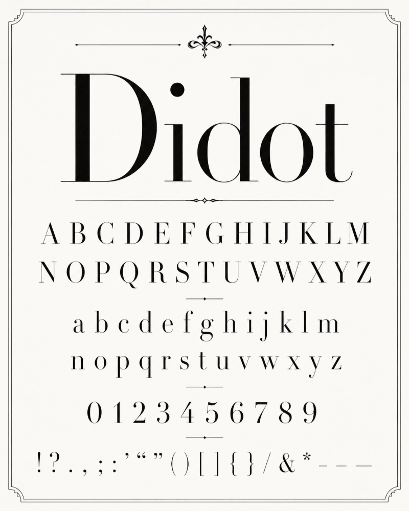 Font chữ Didot