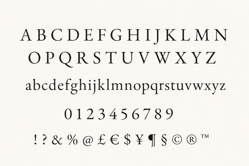 Font chữ EB Garamond
