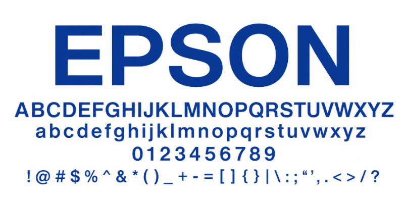 Epson Font