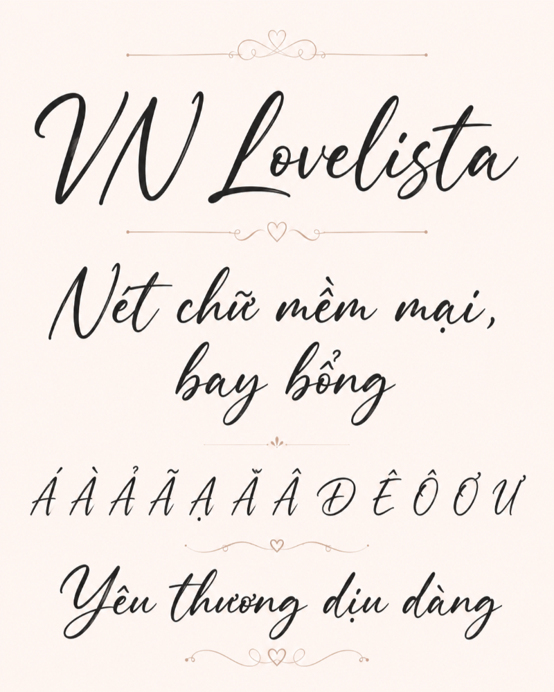Font VN Lovelista