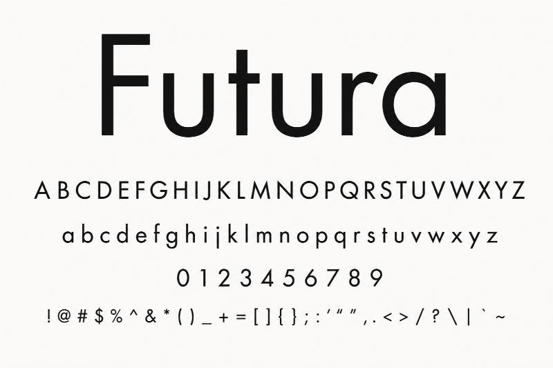 Font chữ Futura
