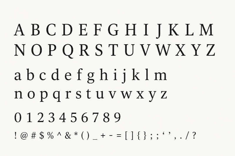 Font chữ Noto Serif
