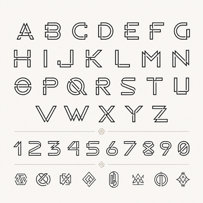 Font chữ Radon Monogram