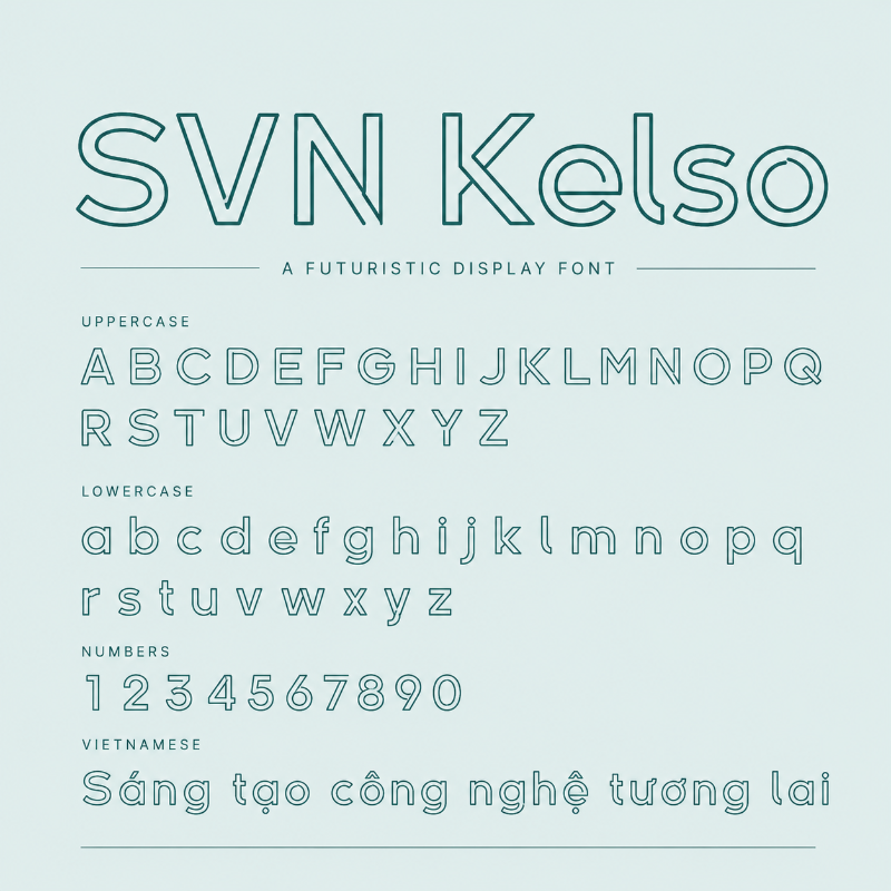 Font chữ SVN Kelso