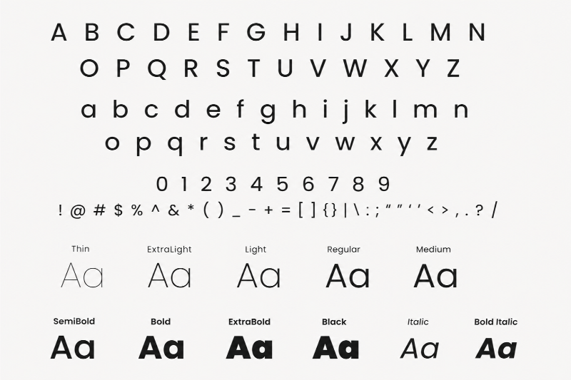 Font chữ SVN-Poppins