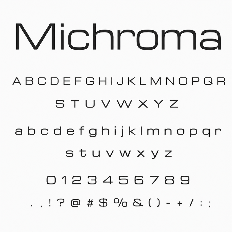 Font chữ Michroma