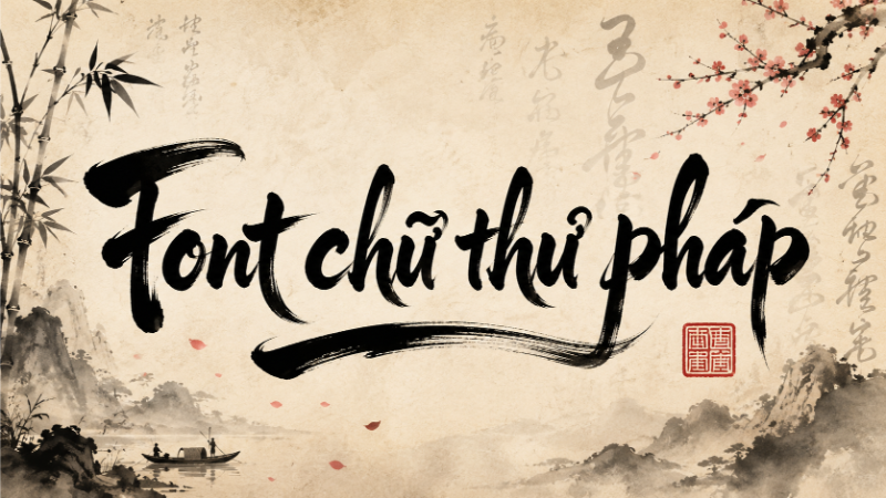 Font chữ thư pháp