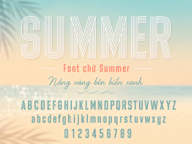 Đặc điểm nổi bật của Font hoạt hình Summer