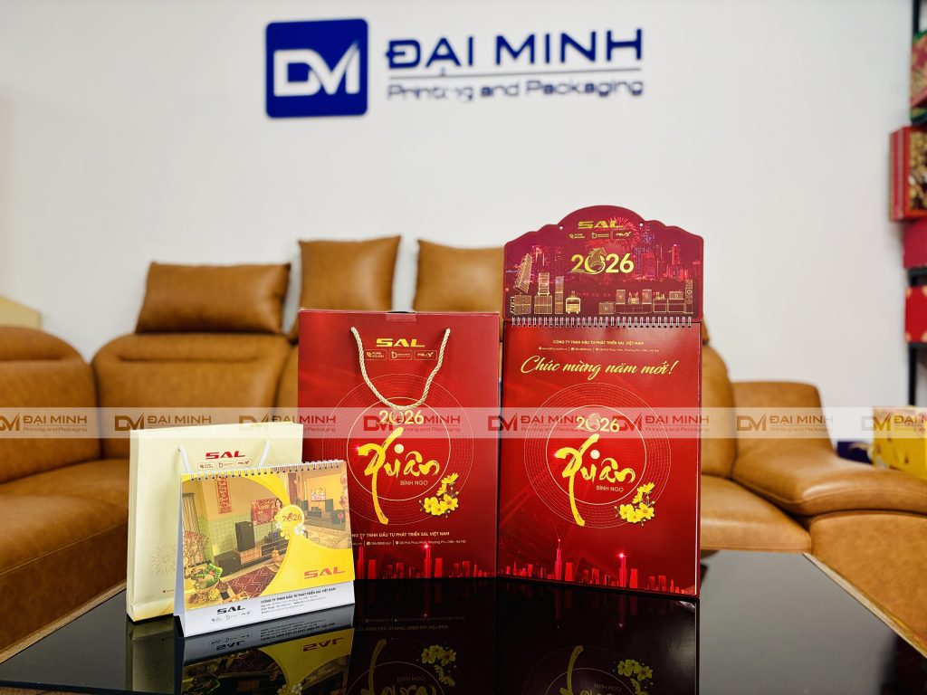 Bộ lịch SAL - Đại Minh thiết kế và sản xuất