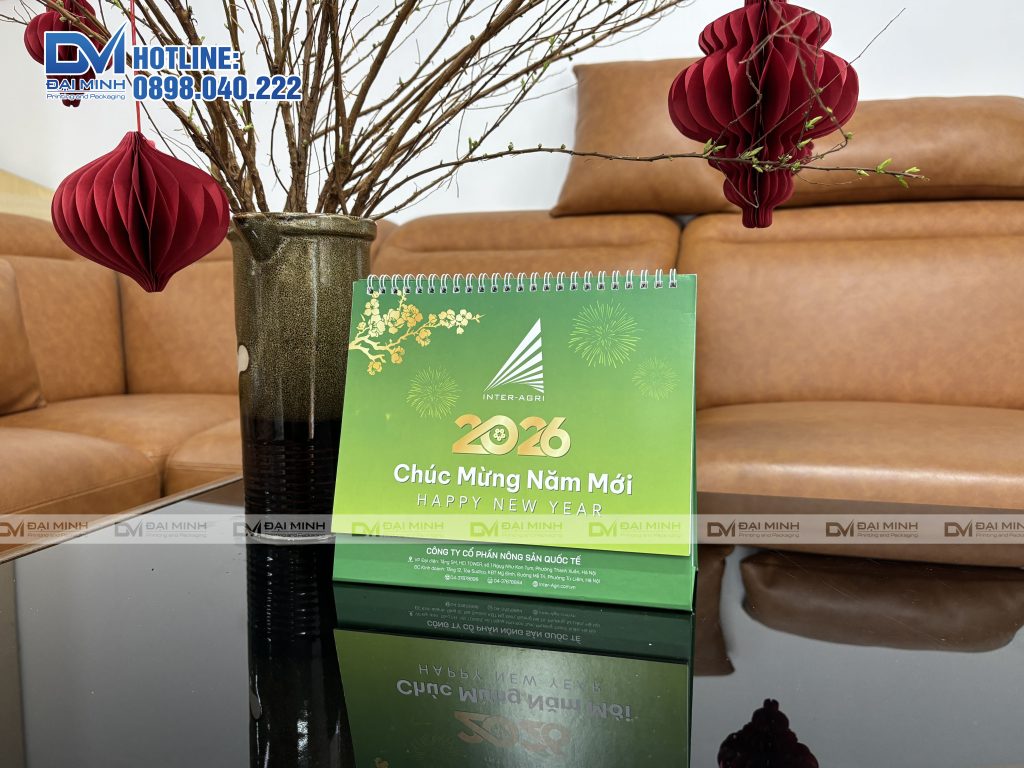 Lịch chữ A - Nông Sản Quốc tế